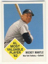 1998 Fleer Tradition Vintage Baseball card of "Mickey Mantle" # 67