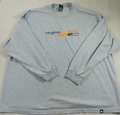 Camisa De Colección Virginia Cavaliers Triple Extra Grande Manga Larga Gris Starter Para Hombres Foto 1 de 4