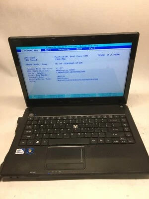 eMachines D728-4838 14" (AS IS) Pentium Dual - Core T4500 @ 2.3 GHz - JZ - Image 1 of 4