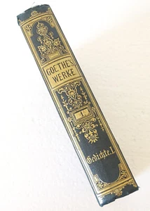 TOP Antik Buch 1900 Goethe's Werke 1 Gedichte 1 Hempel Verlag Berlin 485 Seiten - Bild 1 von 6