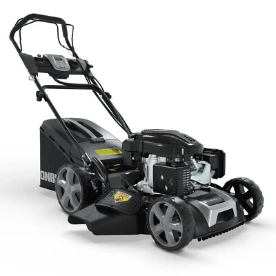 ONBEST Benzin Rasenmäher Antrieb 53 cm Schnittb.6,5PS Elektrostart XCut  ID6977 - Bild 1 von 4