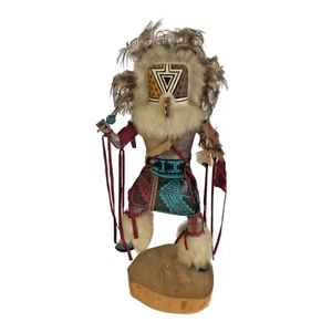 Vintage große Zuni Chief Kachina Puppe - Bild 1 von 7