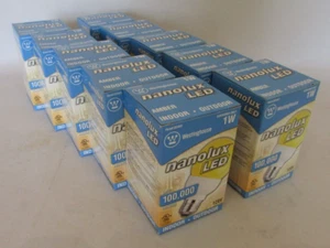 Westinghouse 03465 - 1 Watt, LED, G19, Amber, 120 Volts, Standard Base Lot of 10 - Picture 1 of 5