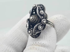 1900 Very Rare Silver Filigree Ring