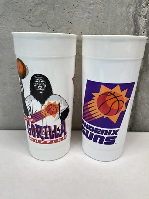 Tazas de recuerdo vintage Phoenix Suns Gorilla Guzzler (2) Circle K Thirstbuster Foto 1 de 4