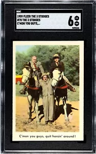 1959 Fleer The 3 Three Stooges #70 C'mon You Guys SGC 6 NEWLY-GRADED! - Picture 1 of 3