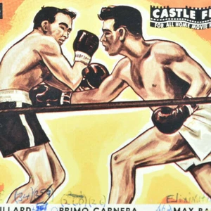 Boxing-Max Baer vs Schmeling-Willard vs Moran-Primo Carnera vs Sharkey-Super 8mm - Imagen 1 de 4