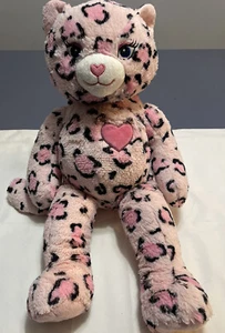 BABW rosa Katze MIAUT Leopard Gepard freches Plüschtier Stofftier Spielzeug - Bild 1 von 5