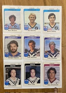 1980 SCANLENS RUGBY LEAGUE PICK YOUR CARD ARL NRL NSWRL INDIVIDUAL CARDS - Picture 1 of 155