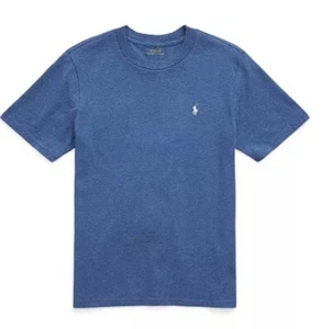 NWT, Boys POLO RALPH LAUREN Blue Heather Short Sleeved T-Shirt. Size S(8) - Picture 1 of 1