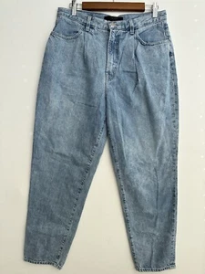 J Brand High Rise Pleated Peg Taper Leg Jeans Size 30x26 Mom 90's Retro - Picture 1 of 18