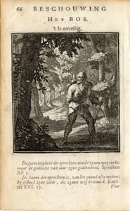 Antique Print-FOREST-WOOD-Luiken-1725 - Picture 1 of 1