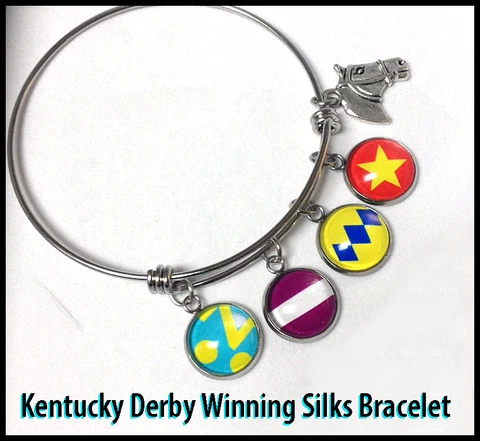 Kentucky Derby Bracelet - Pharoah - Nyquist - Always Dreaming - Justify Cover