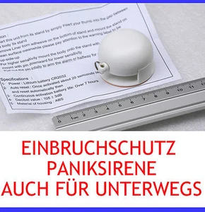 EINBRUCHSCHUTZ VIBRATIONSALARM FÜR FENSTER TÜREN SCHÜTZEN SIE SICH! NEUWARE - Bild 1 von 1