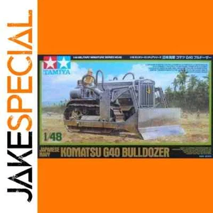 Tamiya 1/48 Komatsu G40 Bulldozer Model Kit - Foto 1 di 1