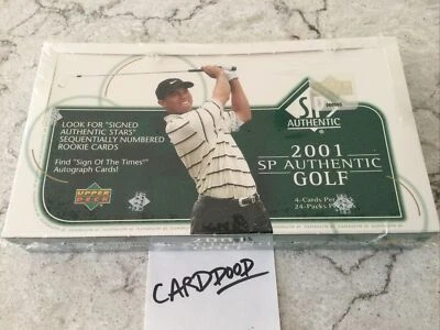 Auténtico golf Upper Deck SP 2001 sellado de fábrica Hobby Box envío gratuito Foto 1 de 4