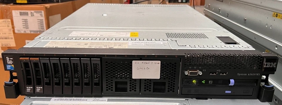 USED | IBM System x3650 M3 2x Intel Xeon E5620 2.40GHz 64GB RAM 2x Empty Cadds - Image 1 of 4