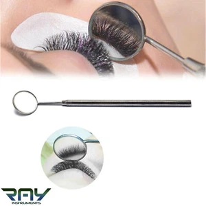 Espejo de extensión de pestañas mango octogonal pestañas inspección maquillaje belleza CE - Imagen 1 de 3