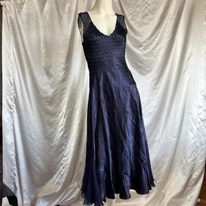 Komarov Women’s Charmeuse and Chiffon Dress Size Small - Picture 1 of 9
