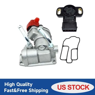 1X Idle Air Control Valve & Throttle Position Sensor For Mitsubishi Mirage 97-02 Foto 1 de 4
