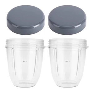 Blender Cups Replacement for Nutribullet Blender 18OZ Cup with Lid, Compatibl... - Foto 1 di 8