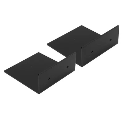 Black Acrylic Wall Shelf Small Display Ledges For Plants Decor - Image 1 of 4