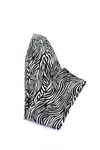 Milly Minis Childrens Girls Animal Print Skinny Leg Pants White Black Size 7 - Picture 1 of 6
