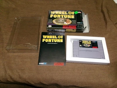 #674 Super Nintendo (SNES) Wheel Of Fortune CIB SHRINK WRAPPED  Tested/Working - Image 1 of 4