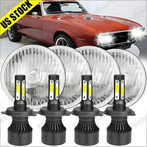4pcs 5 3/4" 5.75 LED Headlights HI/LO Beam for Pontiac GTO Grand Prix Firebird - Picture 1 of 24