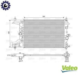 RADIATOR ENGINE COOLING 701594 FOR VAUXHALL ZAFIRA/Mk/III ASTRA/VI OPEL 4cyl - Picture 1 of 9