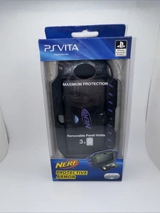 Playstation Vita PS Pdp Nerf Armor Grip Vita Black Purple Cover Protector Shell - Picture 1 of 7