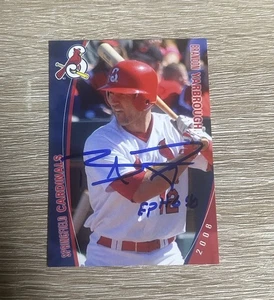 Brandon Yarbrough 2008 Tribüne Springfield Cardinals signierte Autogrammkarte - Bild 1 von 1