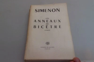 Georges SIMENON LES ANNEAUX DE BICÊTRE Presses de La Cité 1963 ÉO SP + ENVOI - Photo 1/4