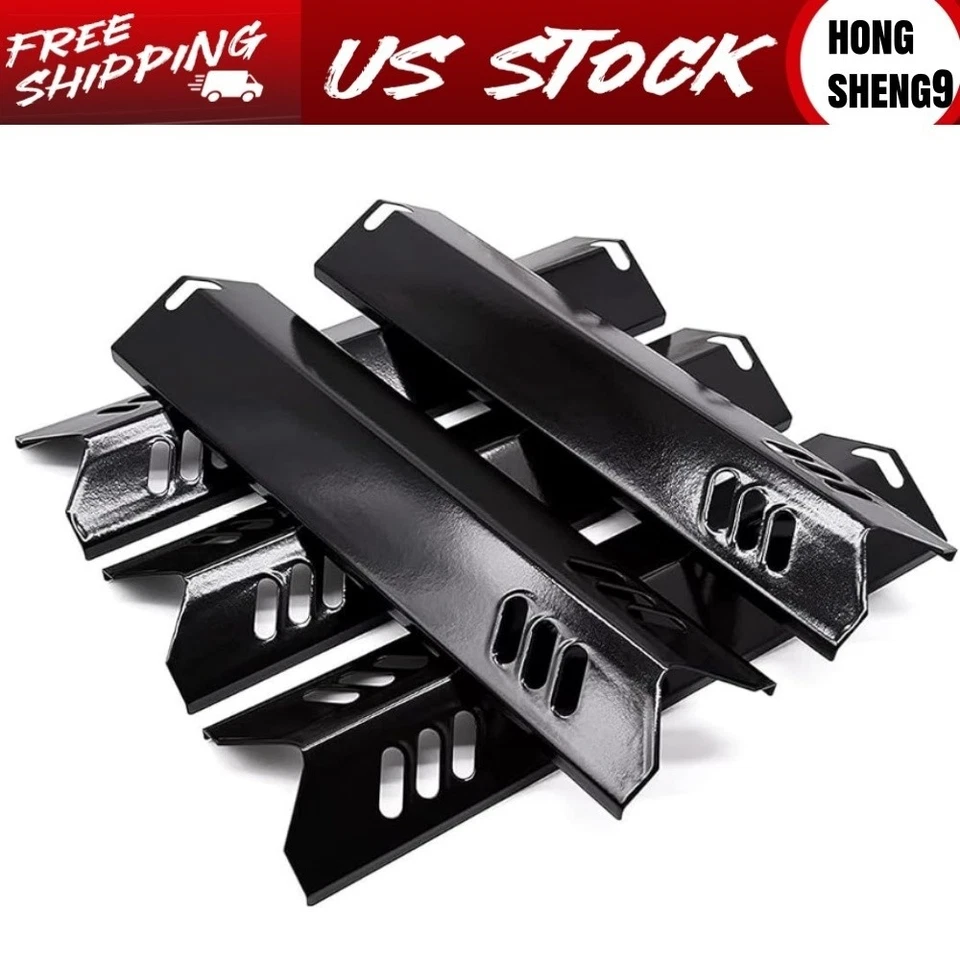 5 Pack Gas Grill Heat Shield Plate Burner Covers Dyna Glo BBQ Replacement Parts