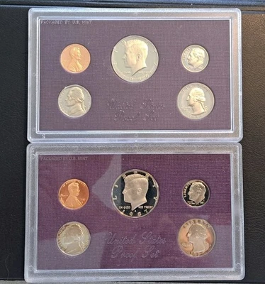 1986-S, 1987-S, Set Of 2, U.S. Mint Proof Sets in OGP, 10 BU Coins - Image 1 of 4