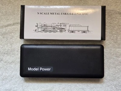 Model Power N Scale Metal USRA 4-6-2 Pacific 7412 C&NW Locomotive, New Unused - Image 1 of 4