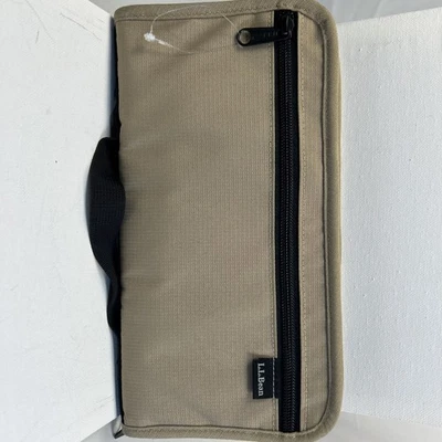 LL Bean Organizador Personal Cremallera Completa Marrón Foto 1 de 4