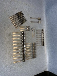 Hampton Silberschmiede 42 Stk. LAUREN Frosted Center Stainless Set 18/10 - Bild 1 von 16