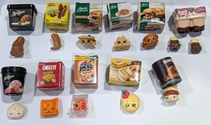 11 Shopkins Mini Marken Real Little Foods Lot Cheez-It Eggo Breyers Manwich ++ - Bild 1 von 10