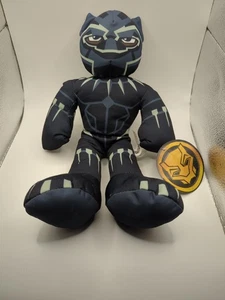 Marvel Black Panther Plush Stuffed Panther 14 Inch Superhero Avengers With Tags - Picture 1 of 4