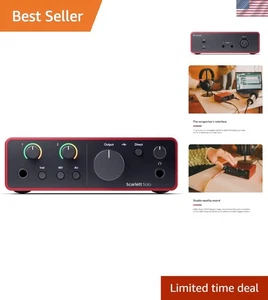 Professionelles USB-C Audio Interface mit Hitmaker Bundle - 24 Bit Klangqualität - Bild 1 von 10