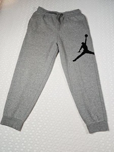 Nike Air Jordan Jumpman Fleece Jogger BQ8646 091 man grey pants Medium - Picture 1 of 9