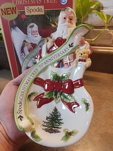 SPODE Santa CHRISTMAS TREE SPOON REST - 75TH ANNIVERSARY - Originalverpackt - Bild 1 von 11