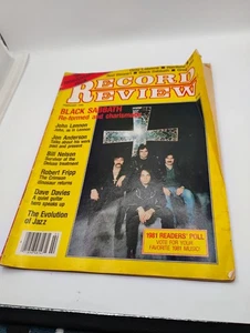 Vintage Record Review Magazine Back Issue February 1982 Black Sabbath - Picture 1 of 5
