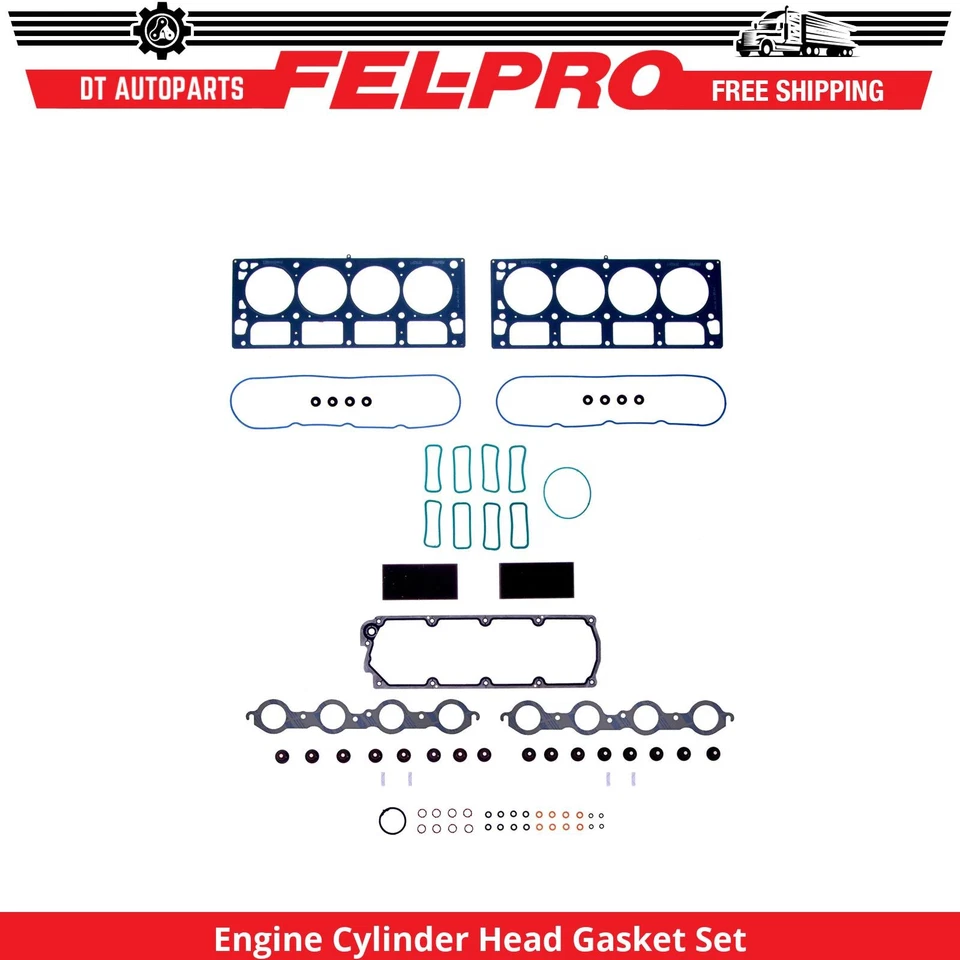 For 2005-2006 Pontiac GTO 6.0L V8 Engine Cylinder Head Gasket Set Fel-Pro - Image 1 of 1