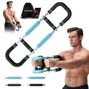 Entrenador de Brazos Twister con 4 Muelles, Equipo de Entrenamiento de Pecho Ejercitador para Hombres,... - Imagen 1 de 6