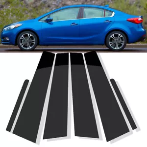 Piano Black Window Pillar Posts Door Trim Cover Kit For Kia Forte 2014-2018 - Bild 1 von 6