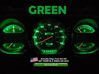 Gauge Cluster LED Dashboard Bulb Green For Dodge 81 89 D100 - D350 Truck - Image 1 of 2