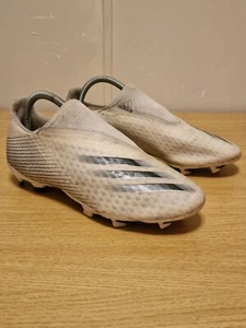 Adidas X Ghosted .3 FG Fußballschuhe ohne Schnürung schwarz weiß UK 6 - Bild 1 von 8