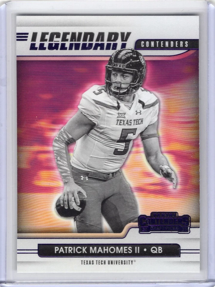 PATRICK MAHOMES 2021 Contenders Draft Picks LEGENDARY CONTENDERS PURPLE #2 - Image 1 of 1